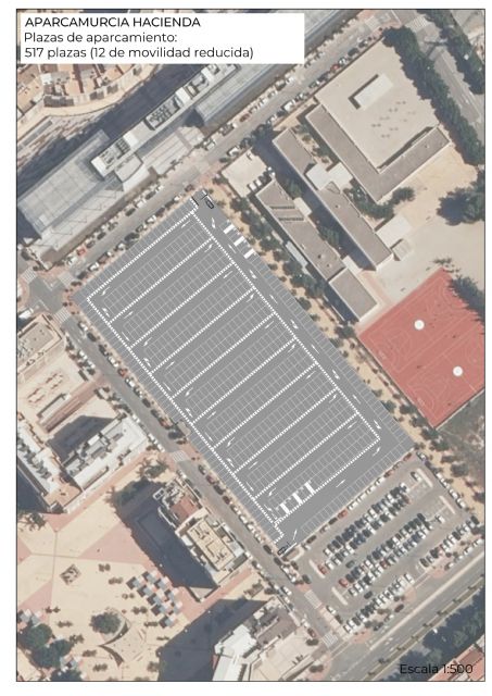 El Ayuntamiento de Murcia pondrá en marcha un disuasorio frente a la sede de la Agencia Tributaria - 1, Foto 1