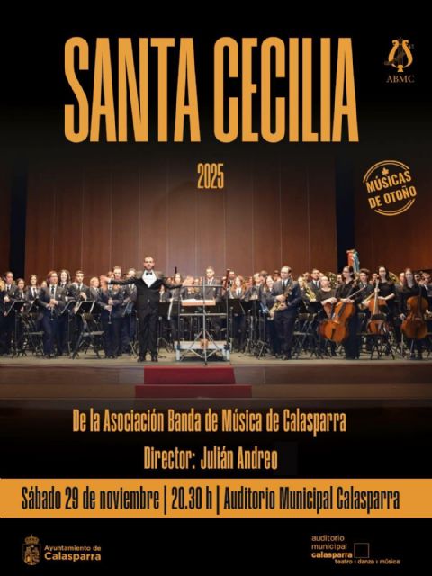 El maestro Julián Andreo se despide como director musical de la Asociación Banda de Música de Calasparra en el concierto en honor a Santa Cecilia - 3, Foto 3