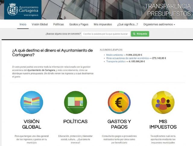 El Portal de Transparencia incorpora informacion economica, presupuestaria y estadistica del Ayuntamiento - 1, Foto 1