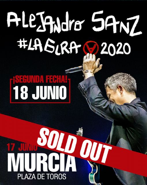 Alejandro Sanz agota entradas para su primera fecha en Murcia y anuncia un segundo concierto - 1, Foto 1