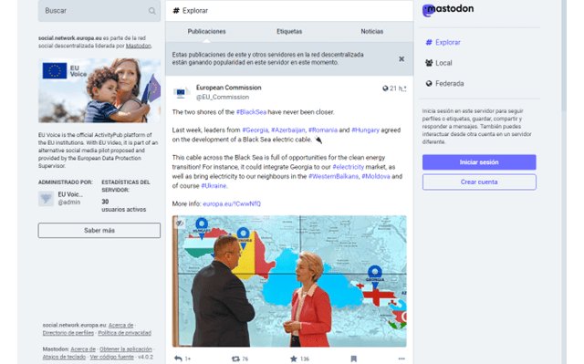 La UE potencia redes sociales propias frente a Twitter - 1, Foto 1