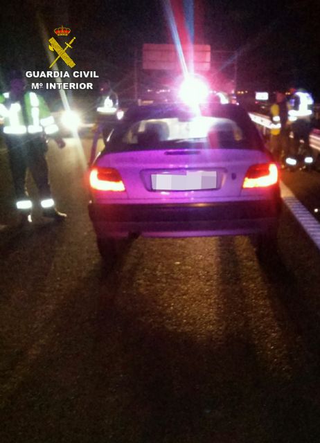 La Guardia Civil detiene al conductor de un turismo por circular en sentido contrario en autovía - 2, Foto 2