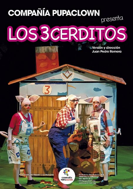Pupa Clown representa el espectáculo LOS TRES CERDITOS el domingo 2 de febrero en el Teatro Villa de Molina - 1, Foto 1