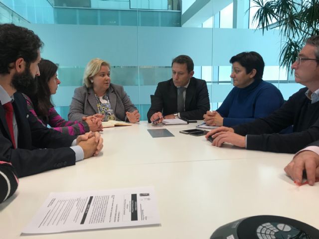 El alcalde de Torre Pacheco recibió en el Ayuntamiento a la presidenta de COEC Cartagena - 5, Foto 5