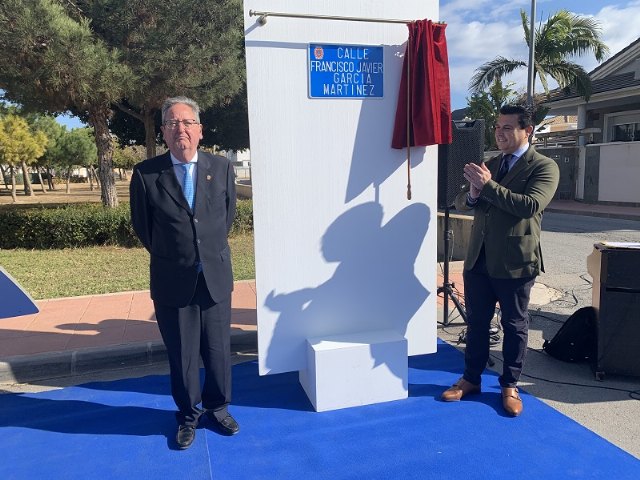 San Javier dedica una calle a Francisco Javier García Martínez, presidente de Aidemar desde hace 28 años - 1, Foto 1