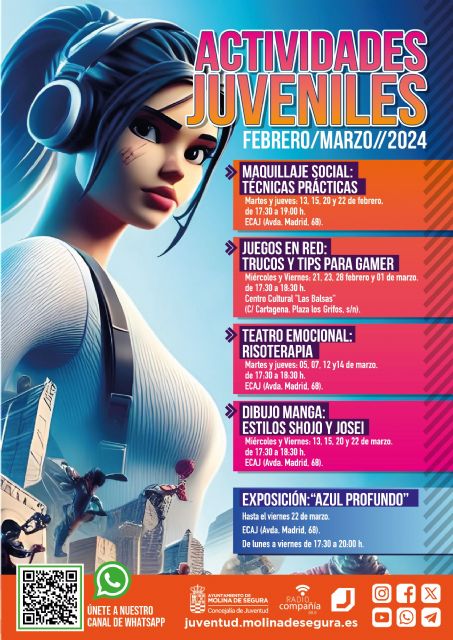 La Concejalía de Juventud de Molina de Segura oferta actividades formativas gratuitas para los meses de febrero y marzo - 1, Foto 1