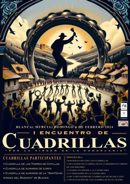 Blanca se convierte en el epicentro del folclore tradicional con la celebración del I Encuentro de Cuadrillas 'Por la Virgen de la Candelaria' - 1, Foto 1