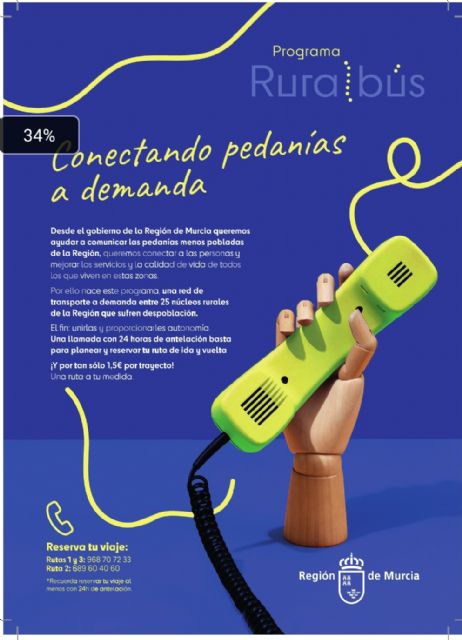 En marcha el servicio de transporte a demanda 'RuralBús' que conecta pedanías de Caravaca con el casco urbano - 5, Foto 5