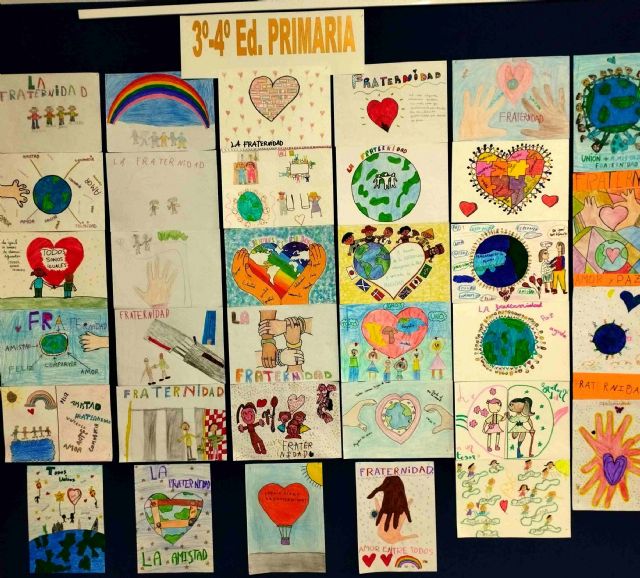 La Casa de Cultura acoge la exposición de trabajos escolares sobre el Día de la Fraternidad - 1, Foto 1