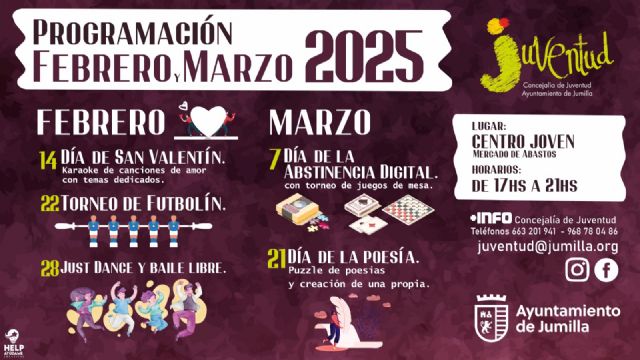 Juventud presenta las actividades del Espacio Joven para los próximos meses - 2, Foto 2