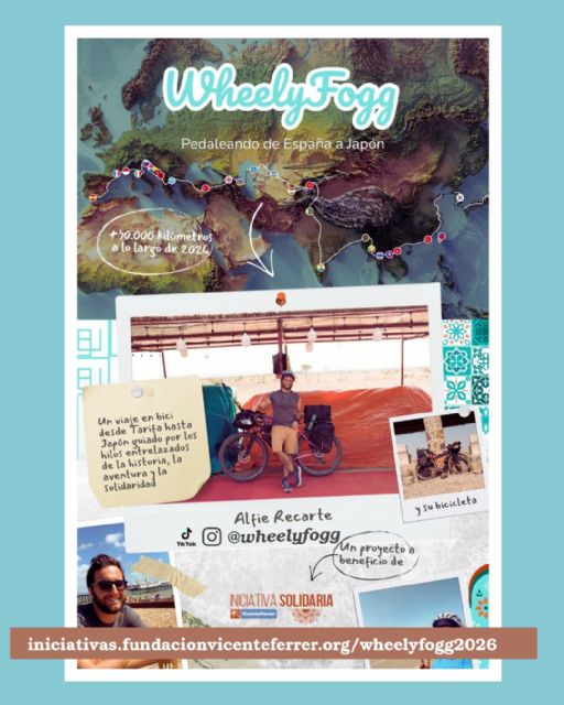 Llegada a Cartagena del reto WheelyFogg 2026 de Alfie Recarte - 2, Foto 2