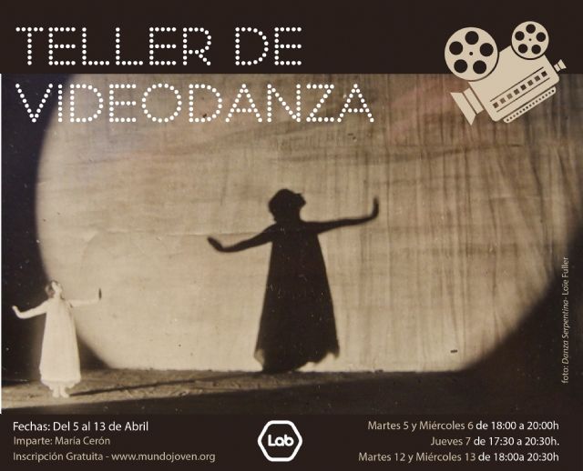 El Laboratorio de Arte Joven de Murcia organiza en abril un taller de videodanza - 1, Foto 1