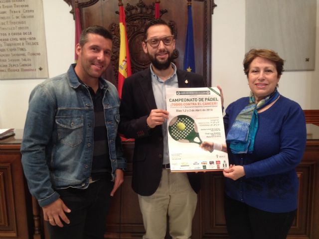 La AEcC de Lorca celebra este fin de semana su primer campeonato benéfico de pádel en el Club de Tenis Los Álamos - 1, Foto 1