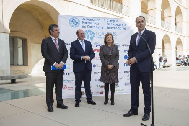 Pedro Antonio Sánchez alaba el estímulo de la Universidad Politécnica de Cartagena para transferir conocimiento a las empresas - 3, Foto 3
