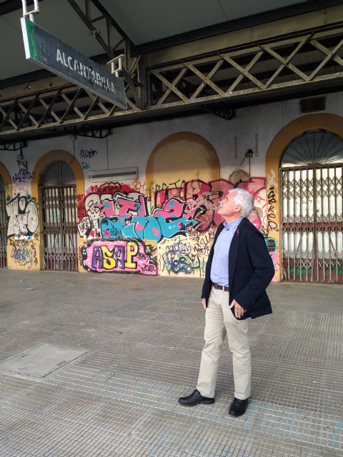 El PSOE solicita al PP un informe sobre las actuaciones realizadas con ADIF para la recuperación y rehabilitación de la estación de tren de Alcantarilla-Villa - 1, Foto 1