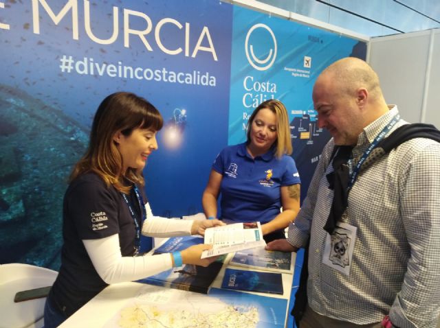 La Costa Cálida presenta sus fondos marinos en la feria 'More Aqua Show' de Madrid - 1, Foto 1