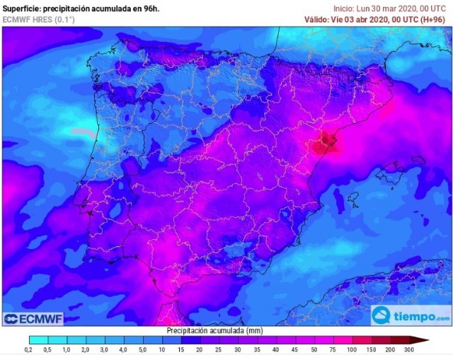 Importante cambio de tiempo en España que también dejará lluvias en la Región de Murcia, Foto 3