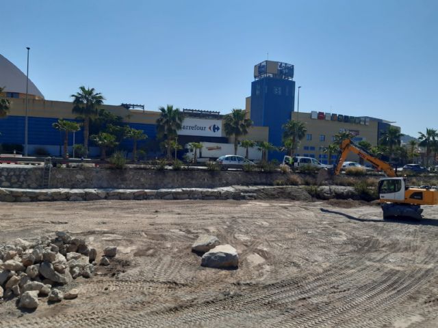 Finalizan las obras de restauración del muro de la Rambla de las Culebras afectado por las últimas lluvias - 1, Foto 1