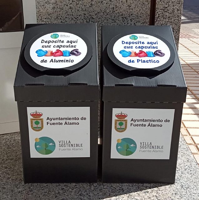 Los contenedores de reciclaje de cápsulas de café llegan a Fuente Álamo - 1, Foto 1