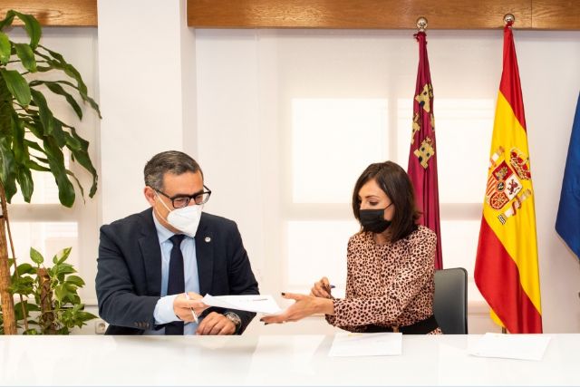 La Universidad de Murcia y el INFO firman un convenio de colaboración para el desarrollo de actividades de emprendimiento - 1, Foto 1