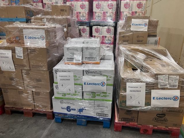 E.Leclerc dona productos de primera necesidad para familias vulnerables y refugiados de Ucrania - 2, Foto 2