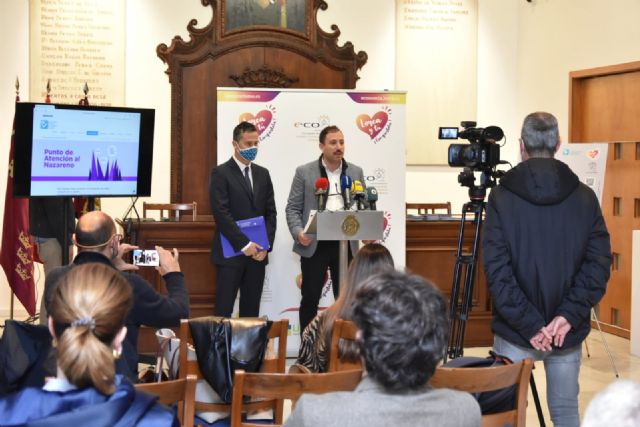 El Punto de Atención al Nazareno ofrece consejos y descuentos en clínicas de fisioterapia para los portapasos lorquinos - 1, Foto 1