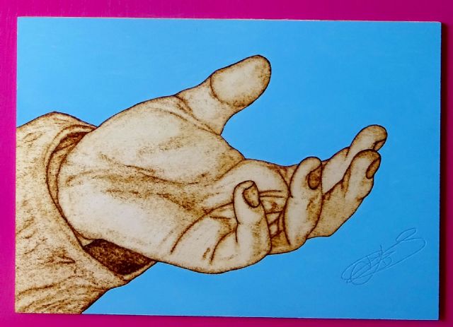 Imaginaria pasional de Francisco Salzillo a travs del fuego, del pirograbador Antonio Prez Bayomas, Foto 6