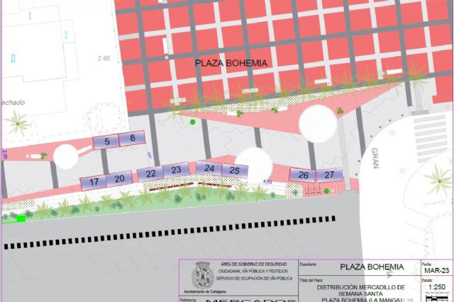 El mercado artesanal de Plaza Bohemia volverá a abrir en Semana Santa - 1, Foto 1