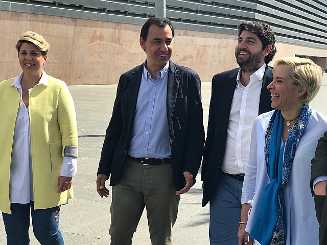 López Miras: Necesitamos devolver la dignidad a Cartagena con un proyecto como el del PP, que empuje y continúe liderando el crecimiento económico - 2, Foto 2