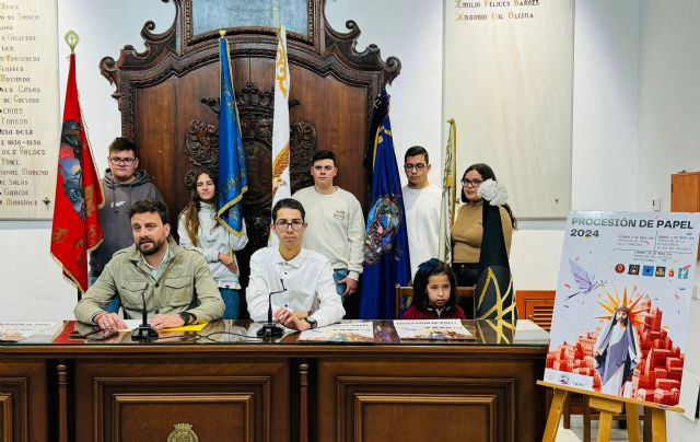 Más de un millar de jóvenes de las cofradías de Semana Santa de Lorca participarán este viernes en la Procesión de Papel - 1, Foto 1