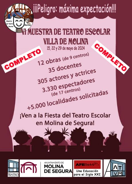 Las muestras de Teatro Joven y Teatro Escolar 2024 se celebran hasta el mes de junio en el Teatro Villa de Molina - 1, Foto 1