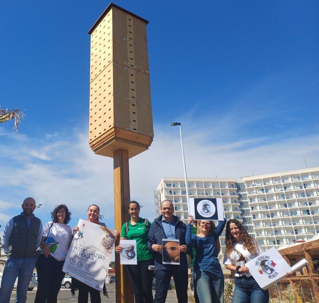 Colocan tres ´Torres de Biodiversidad´ para aves migratorias en San Javier - 1, Foto 1