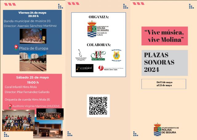 La Concejalía de Cultura pone en marcha el programa PLAZAS SONORAS. VIVE MÚSICA, VIVE MOLINA 2024 del 3 al 25 de mayo - 3, Foto 3