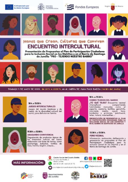 Manos que crea, culturas que convive: Jumilla celebra un Encuentro Intercultural este domingo - 1, Foto 1