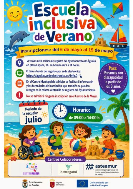 El próximo 6 de mayo se abre el plazo de inscripción en las Escuelas Inclusivas de Verano - 2, Foto 2