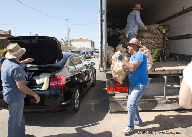 Los vecinos de La Puebla ensalzaron las bondades de la Patata del Campo de Cartagena - 1, Foto 1