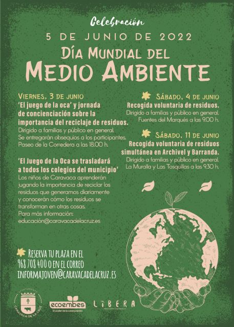 El Ayuntamiento de Caravaca realizará acciones de sensibilización para conmemorar el Día Mundial del Medio Ambiente con el lema 'Una sola tierra' - 1, Foto 1