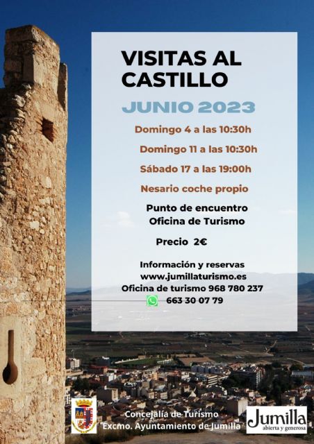 La Concejalía de Turismo programa tres visitas guiadas al Castillo para el mes de junio - 1, Foto 1