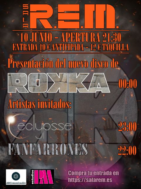 Rokka presenta su disco el 10 de Junio en Sala Rem - 2, Foto 2