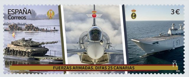 Correos presenta un sello que homenajea el Día de las Fuerzas Armadas 2025 - 1, Foto 1