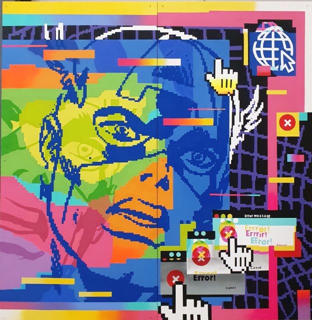 Dante Arcade convierte el MUBAM en su nuevo muro - 1, Foto 1