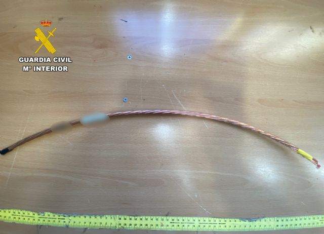 La Guardia Civil esclarece la sustracción de más de tres toneladas de cobre de una planta solar de Murcia - 5, Foto 5