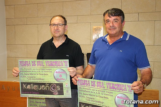 La 8ª Fiesta de la Santa Verónica se celebrará el próximo 8 de julio, Foto 1