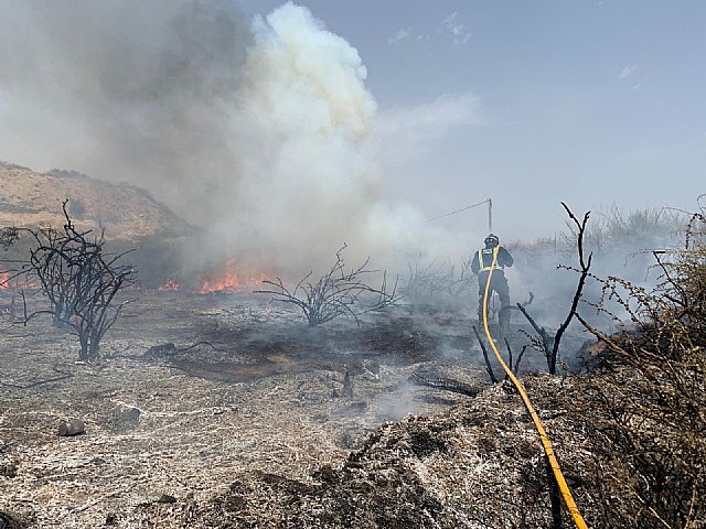 Incendio de monte bajo en Águilas - 1, Foto 1