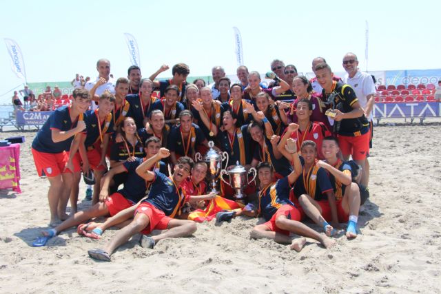Doblete de la Selección Catalana en los nacionales de fútbol playa cebrados en Lo Pagán - 1, Foto 1