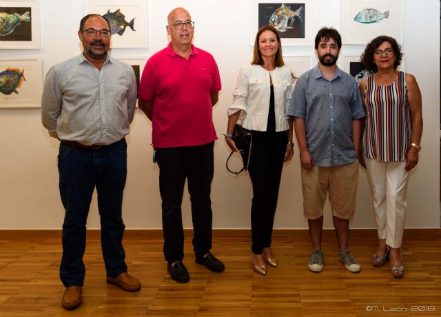 Aquarium, una exposición que llena de peces el aula de cultura de la Fundación CajaMurcia de Águilas - 1, Foto 1