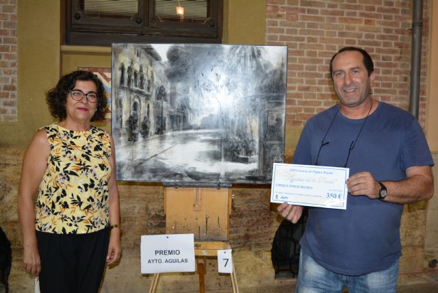 Francisco Caniles logra el primer premio del Concurso de Pintura Rápida Águilas en tu pincel - 1, Foto 1
