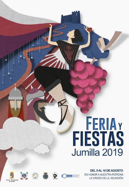 Ayuntamiento y colectivos festeros presentan el cartel oficial de la Feria 2019 - 1, Foto 1