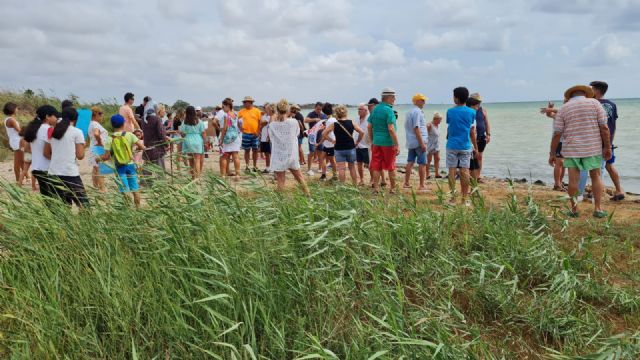 Los vecinos de Bahía Bella exigen la limpieza de las cañas para poder acceder a la playa y recuperar el baño - 1, Foto 1