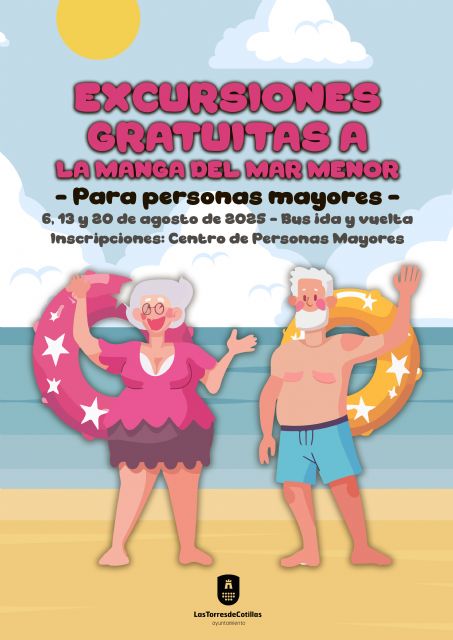 El Ayuntamiento propone en agosto tres excursiones gratuitas a La Manga para personas mayores - 1, Foto 1
